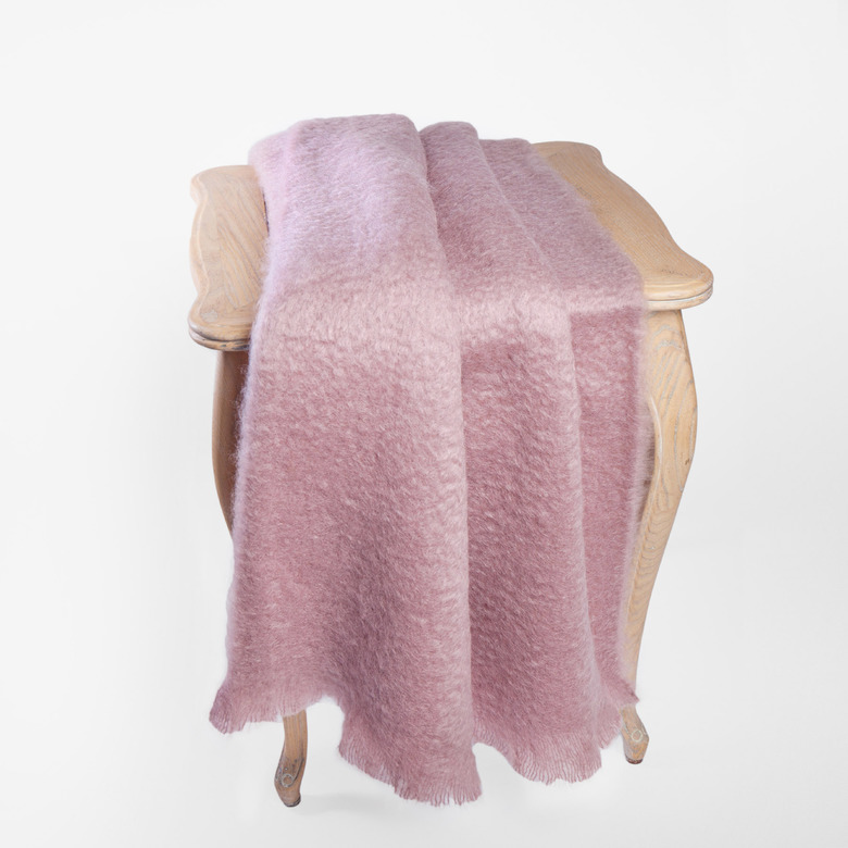 Плед из мохера