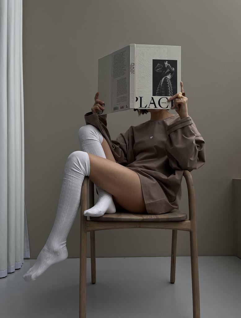 Оверсайз лонгслив с заполненным сердечком