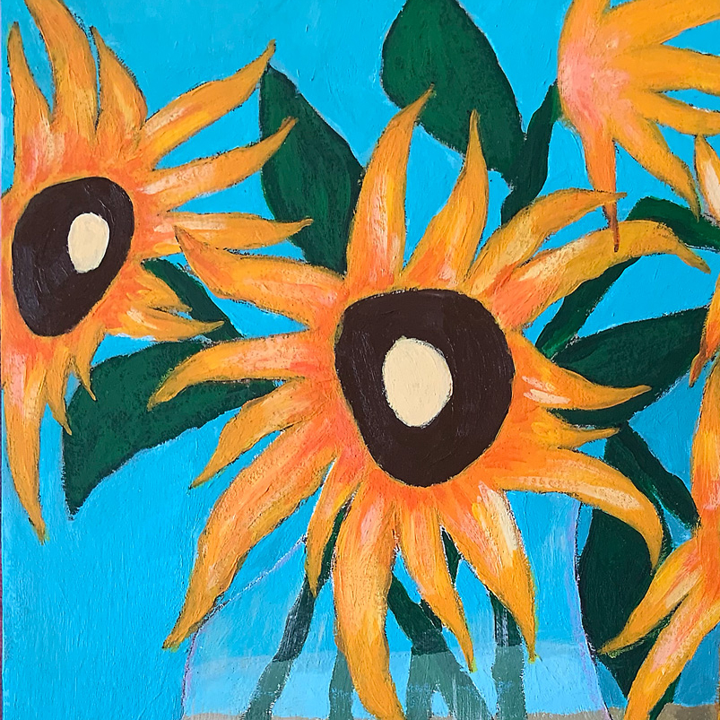 Невозмутимые подсолнухи