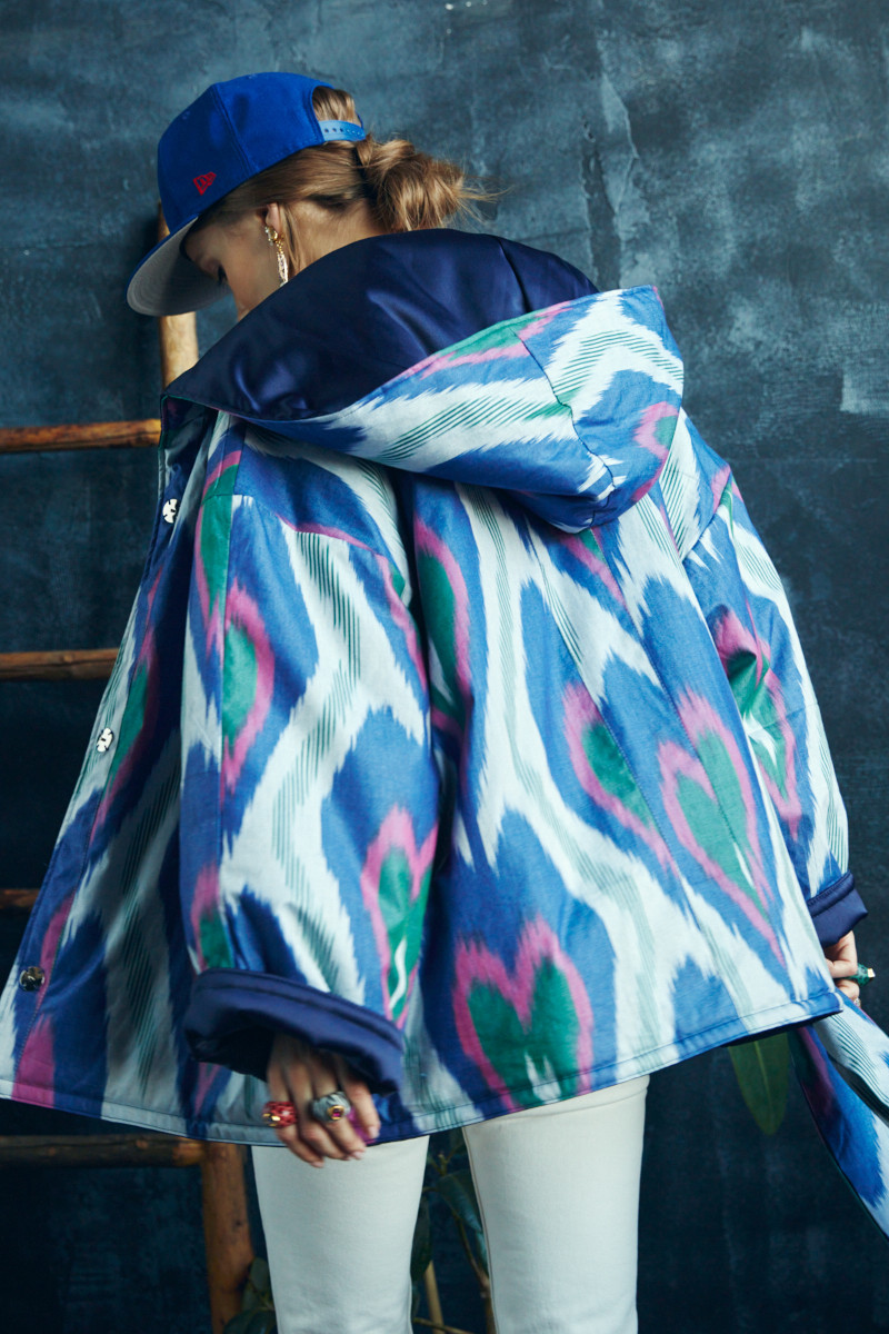 Пуффер BLUE HEARTS