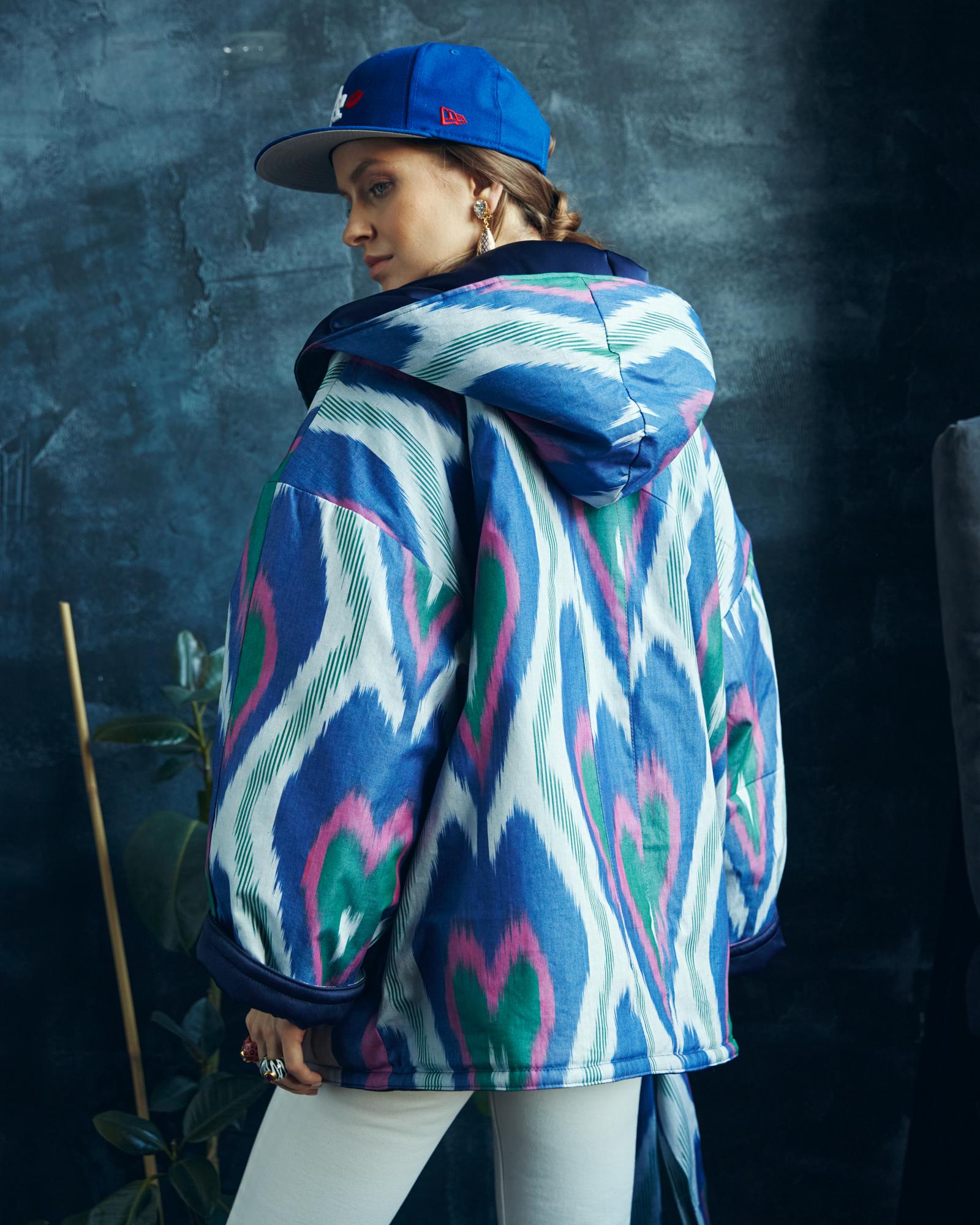 Пуффер BLUE HEARTS