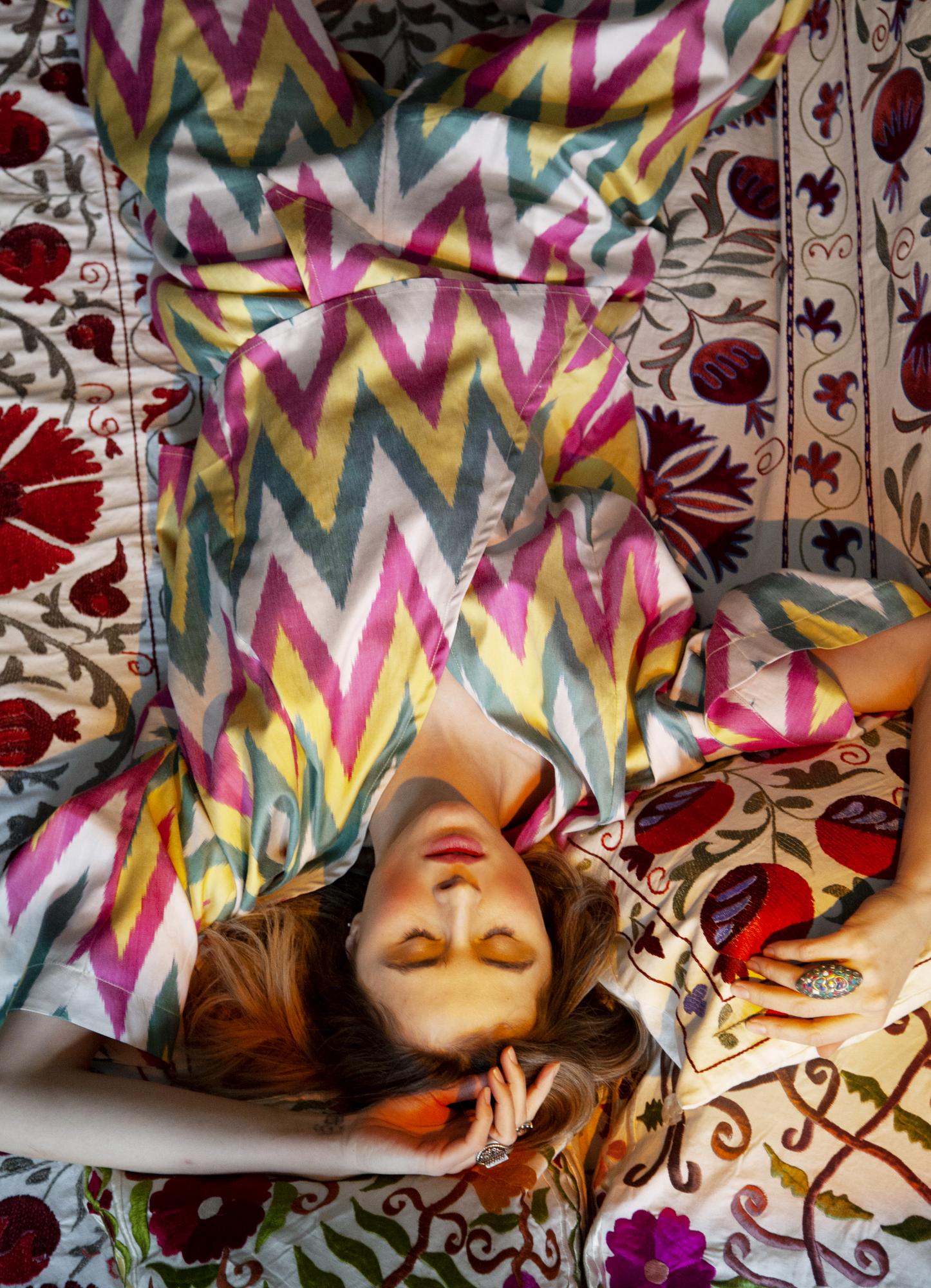 Шелковый костюм MADELEINE RAINBOW