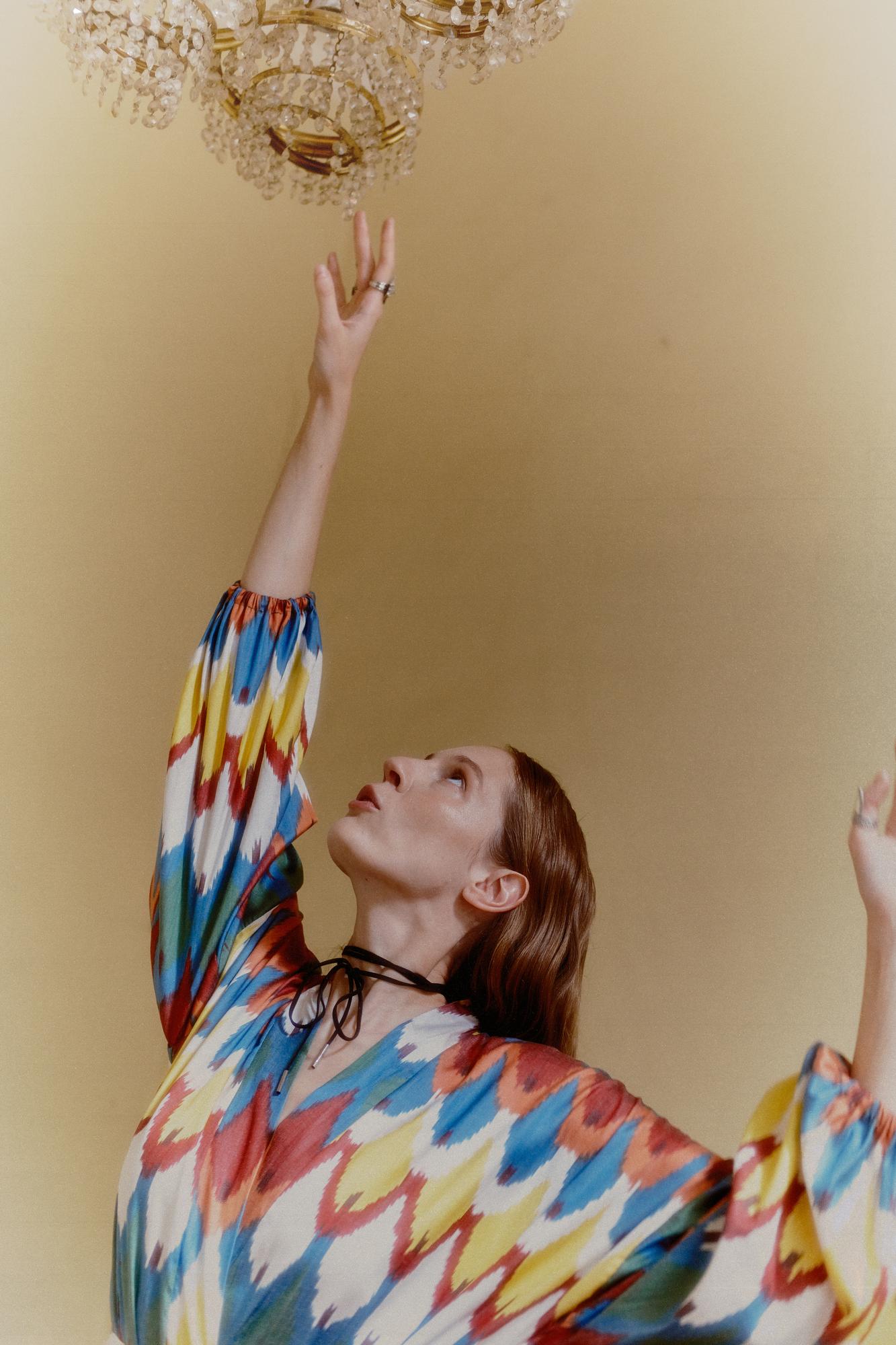 Шелковый кафтан MARISA