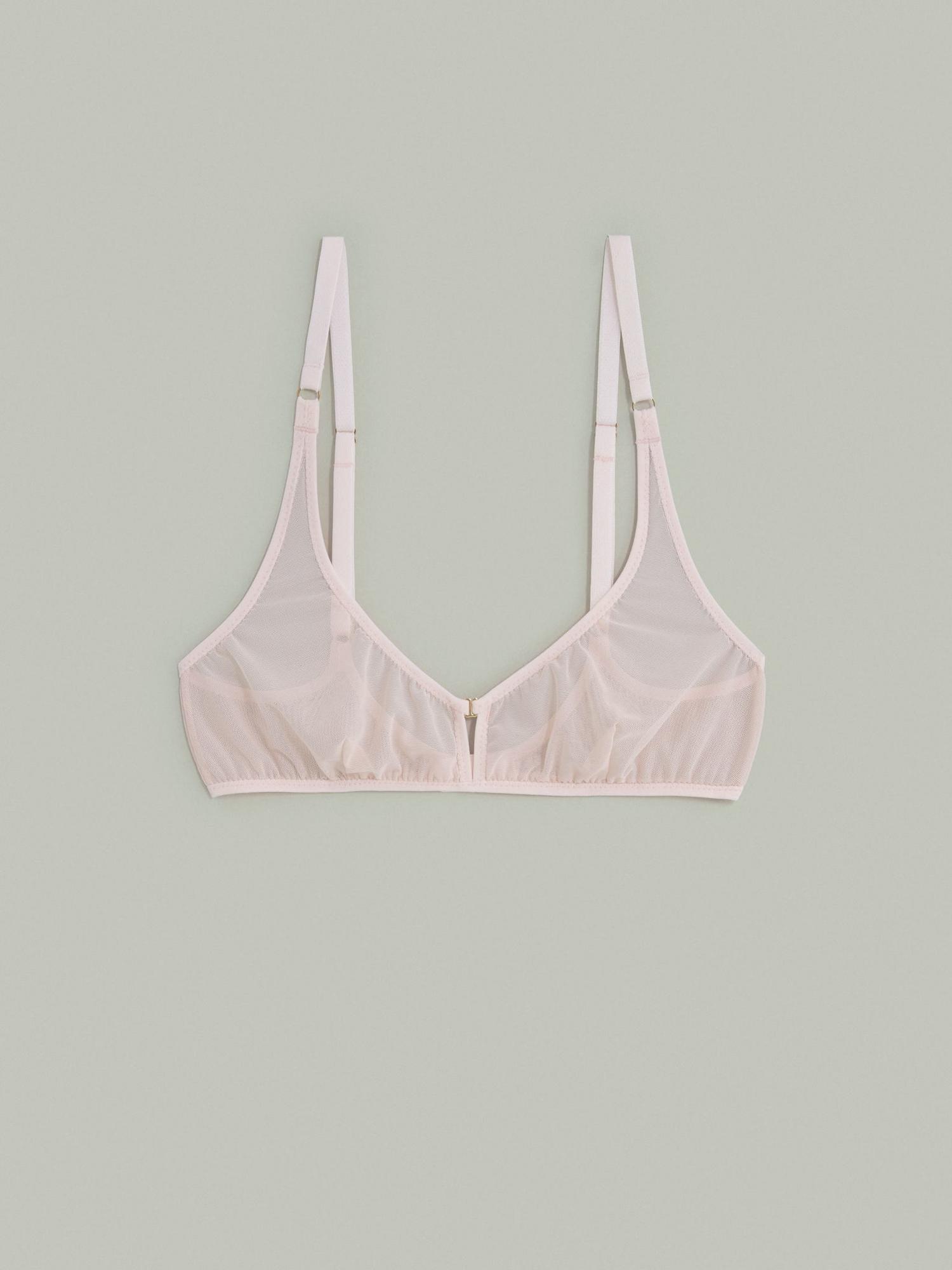 Бра CARRE из розового тюля