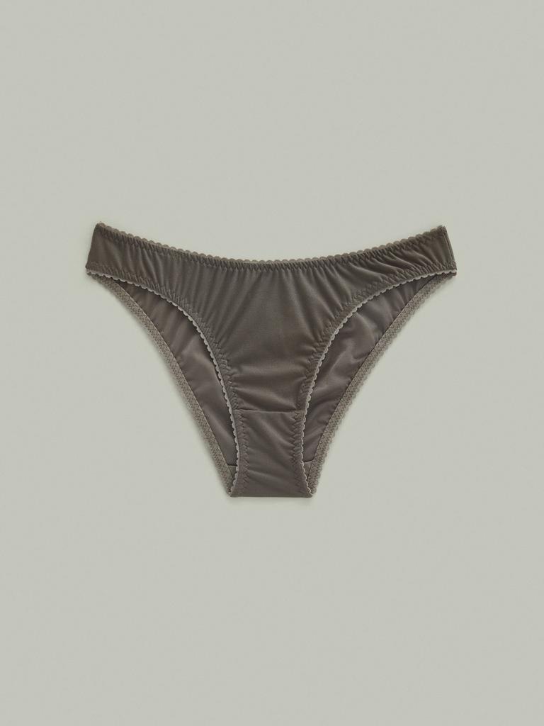 Трусики CLEO из тюля в цвете глина