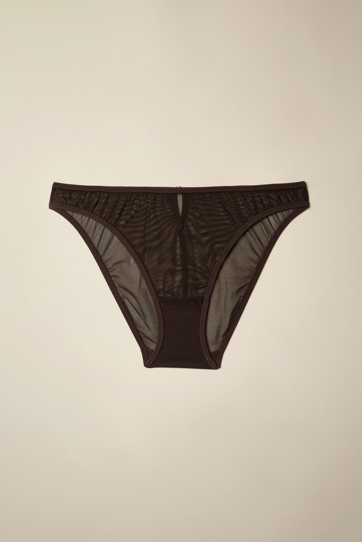 Gina трусики из тюля в оттенке cocoa