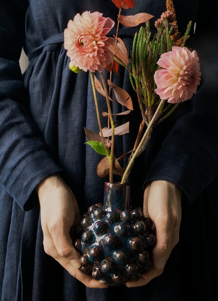 ваза для цветов керамическая фактурная Очертания