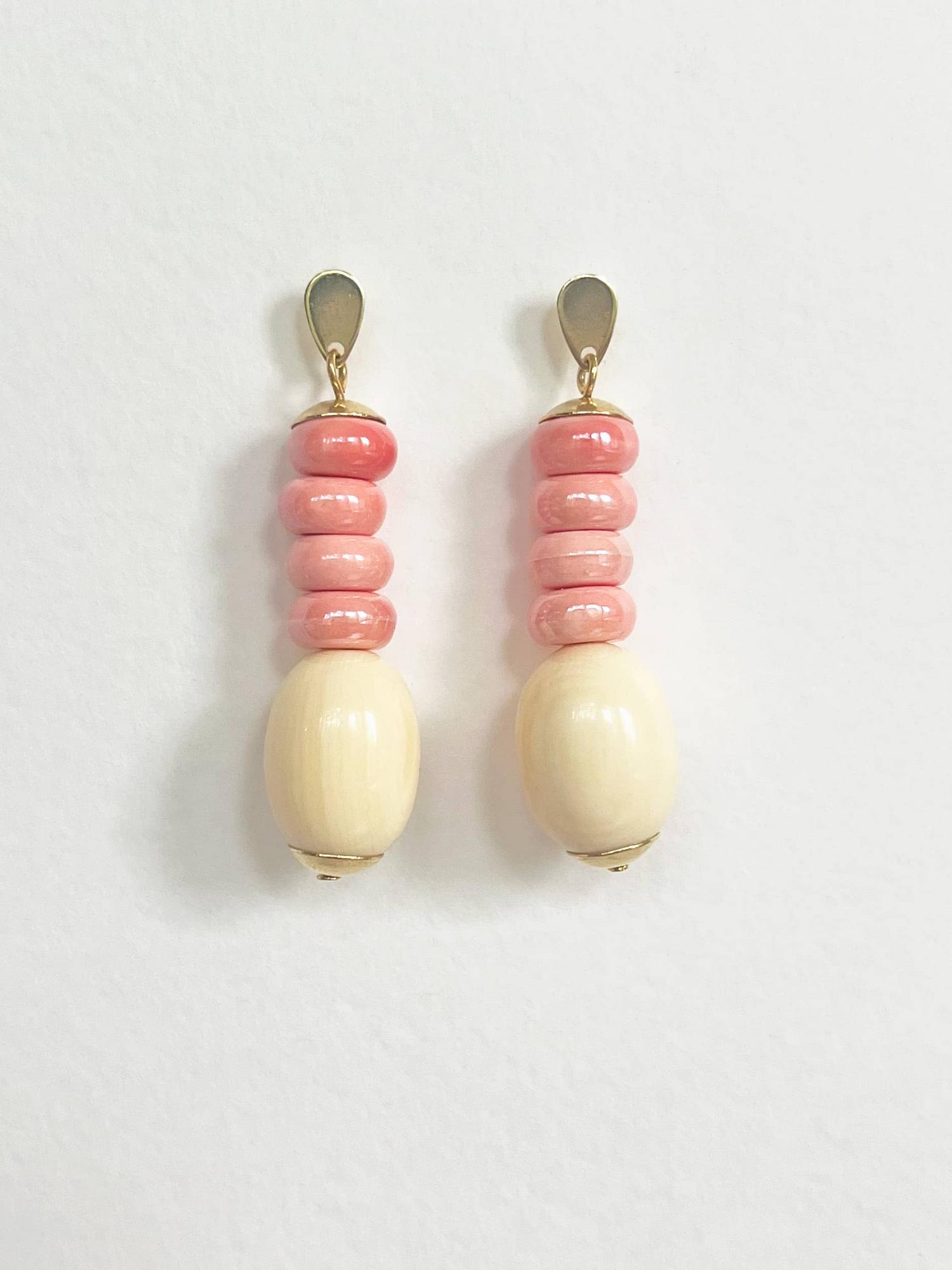 Серьги "Pinky Milky"