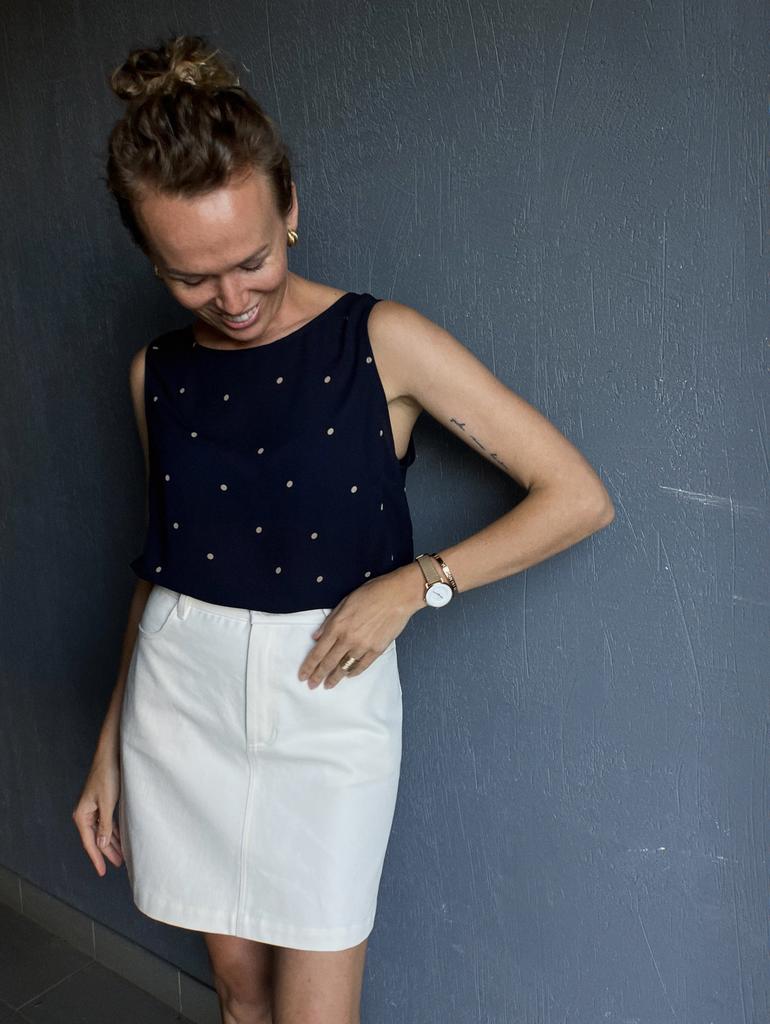 Топ в горох с бантиками