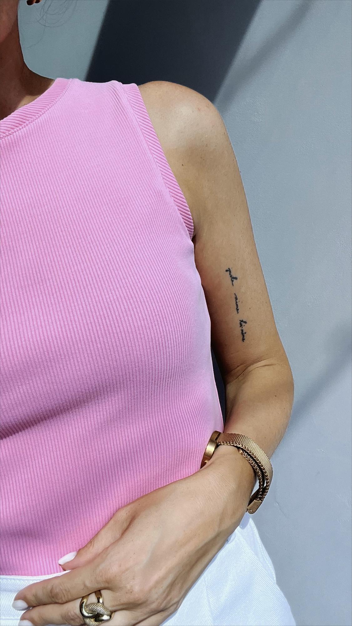 Топ трикотажный сакура