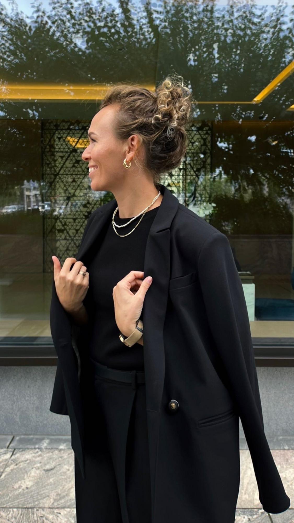 Жакет двубортный