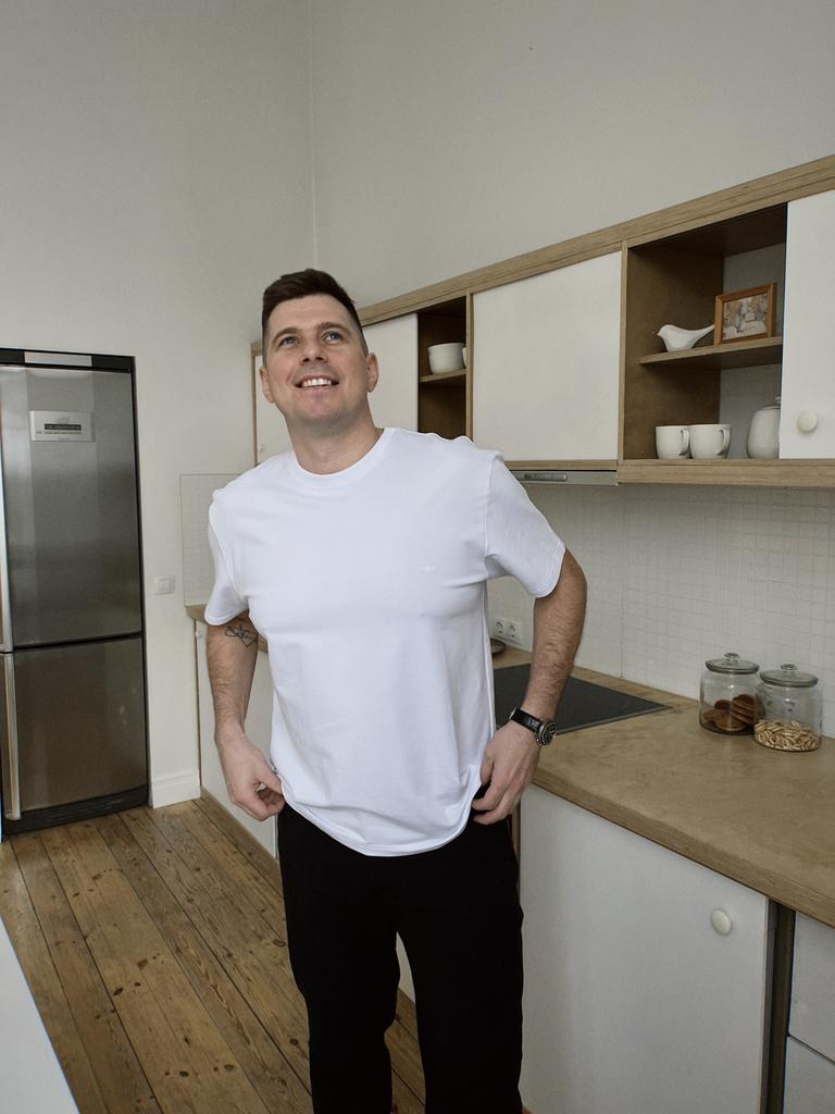 Футболка мужского кроя Cou белая