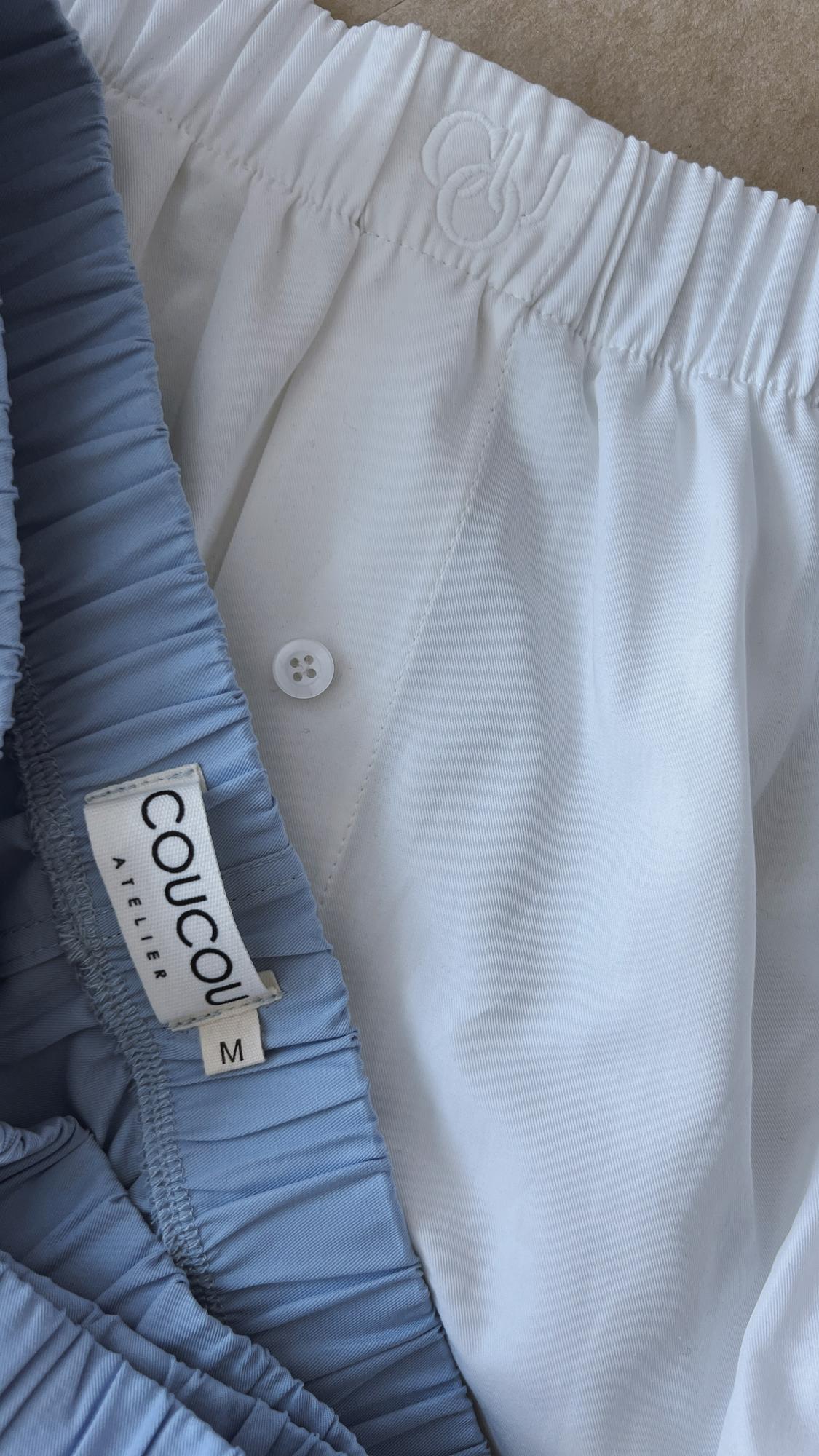 Шорты - боксеры белые