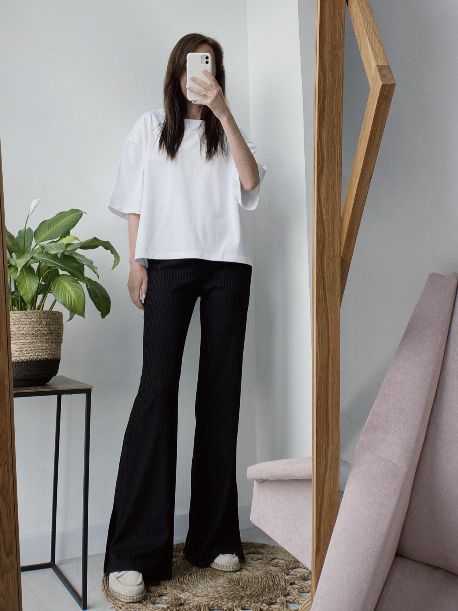 Футболка укороченная белая