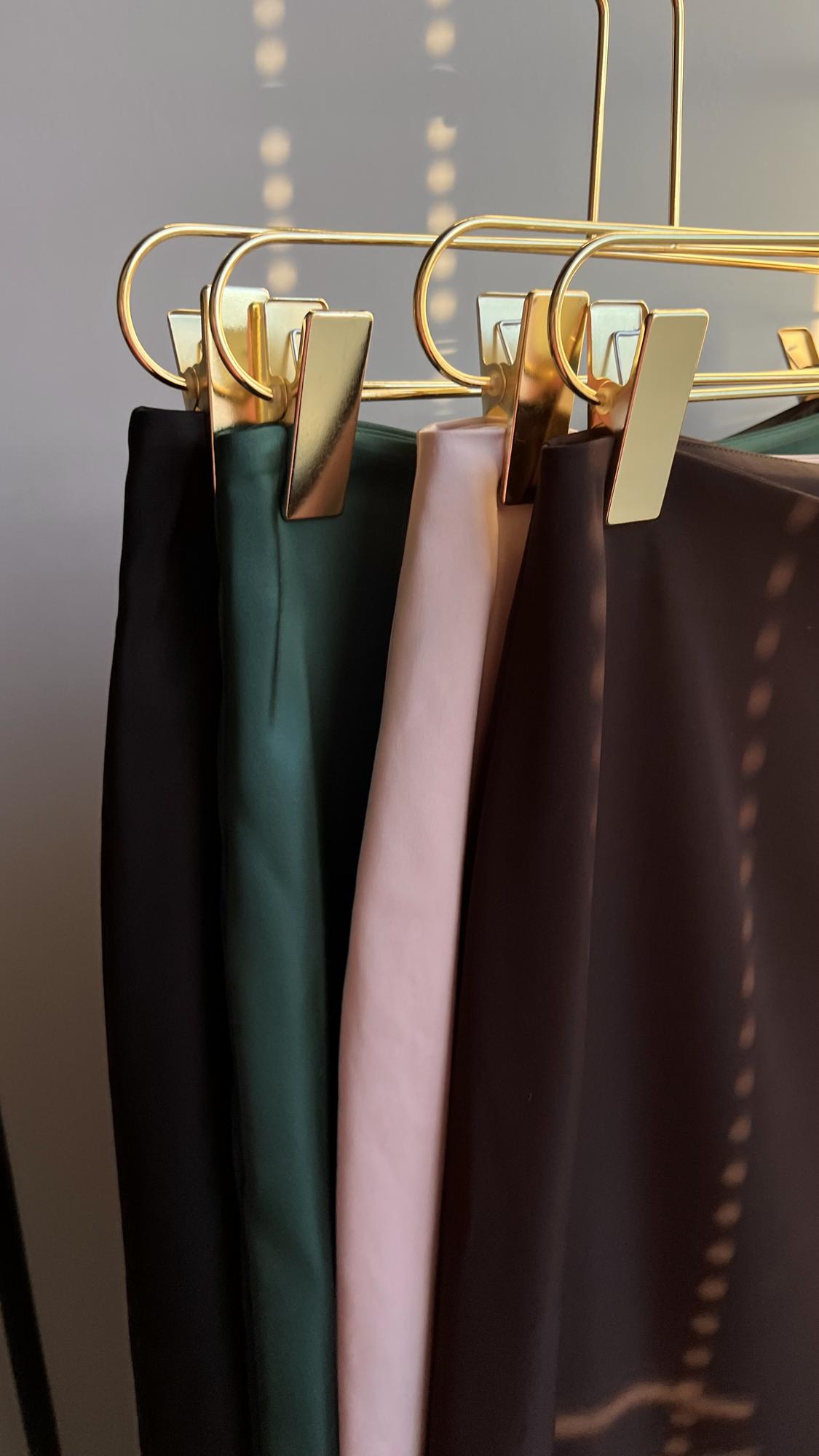 Юбка из атласа (4 цвета)