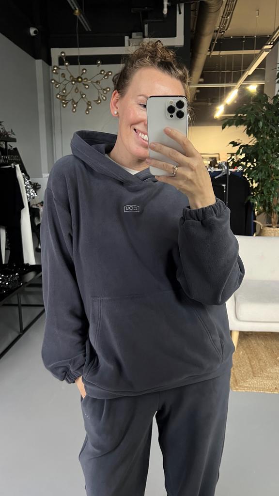 Худи Тедди из флиса (серый туман)