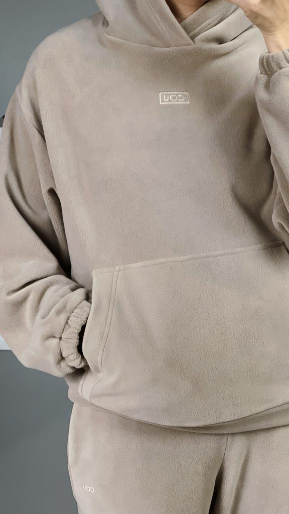 Худи Тедди из флиса (крем-брюле)