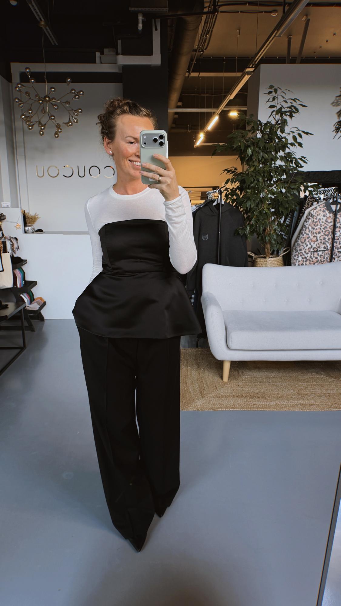 Топ корсетный с баской