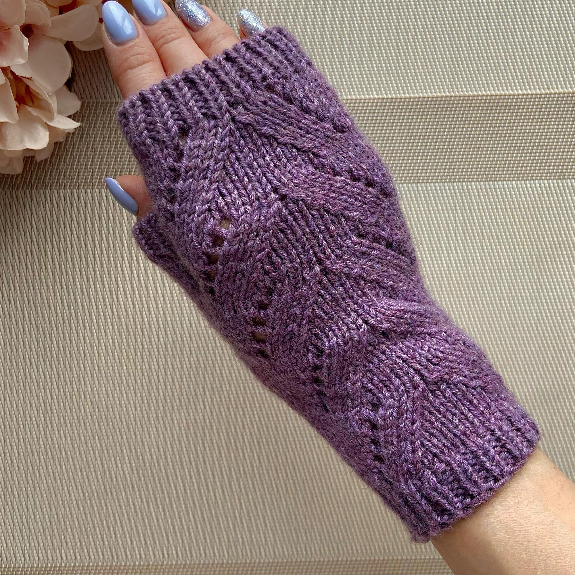 МК Митенки "Завитки"