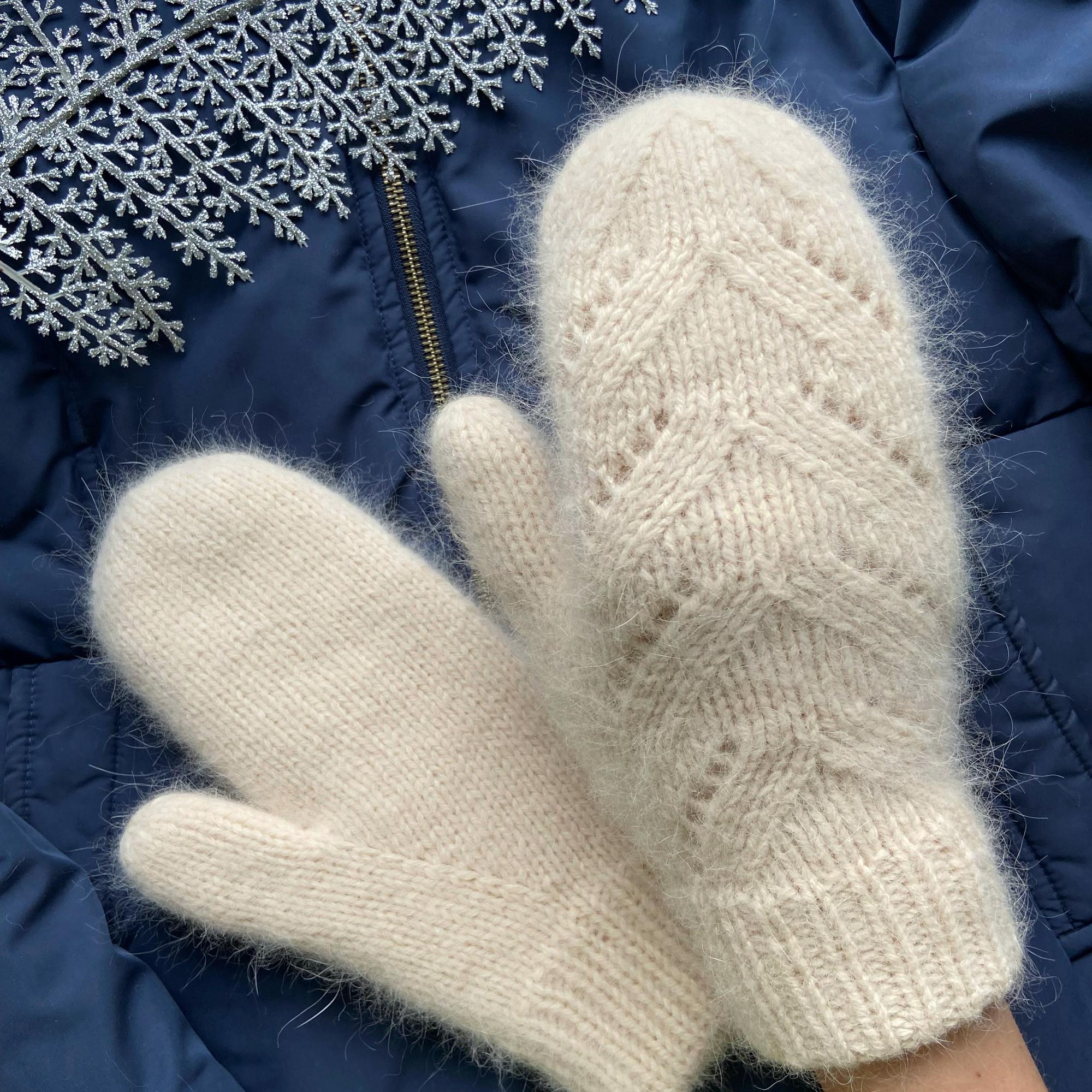 МК Варежки "Завитки" (двойные и классические)