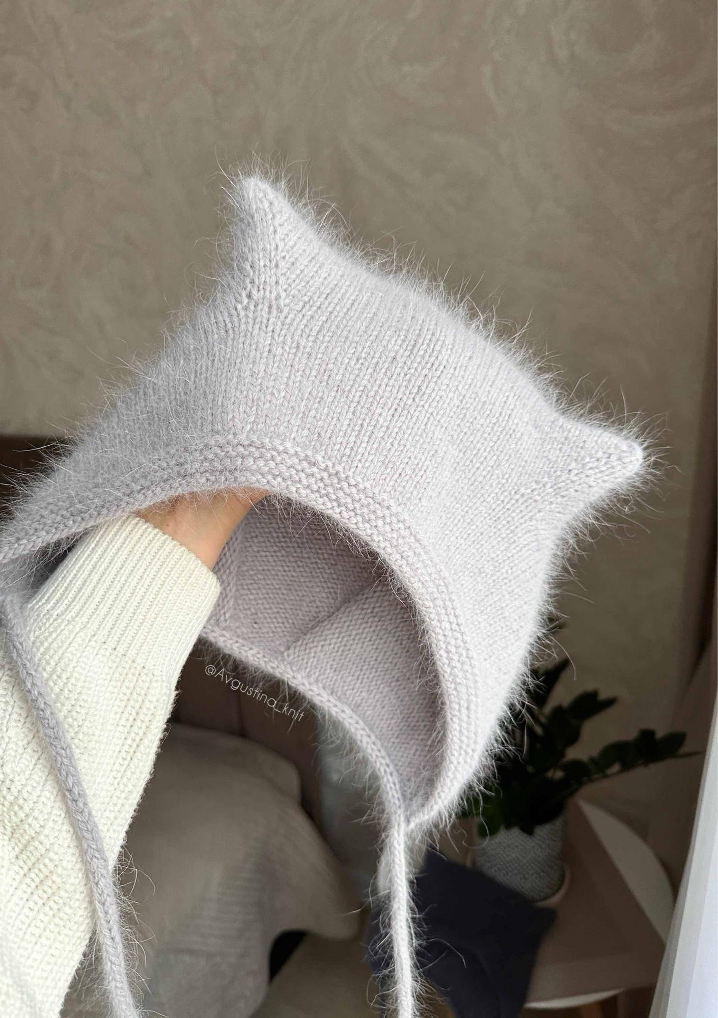 МК Мяу чепчик (шапка кошка)