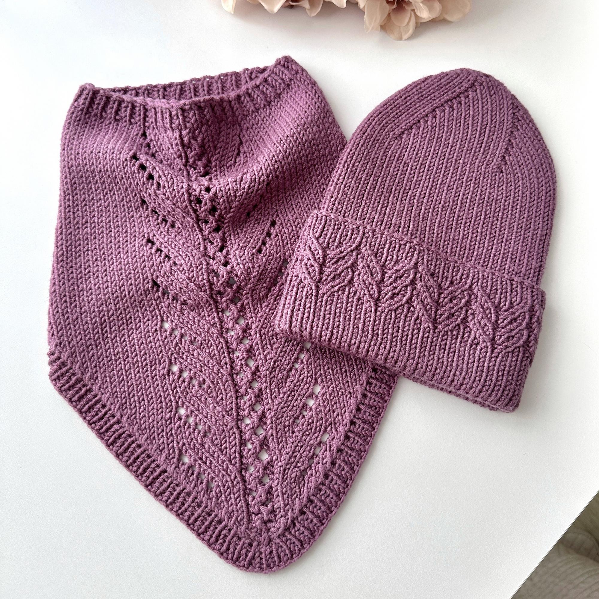 МК Комплект "Iris" (шапка + снуд)