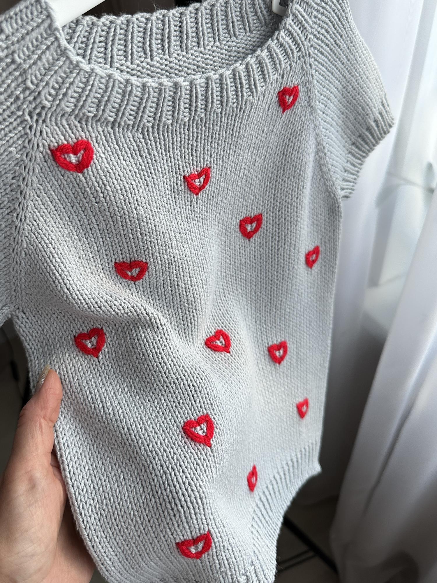 МК Вышивка "Сердечки"