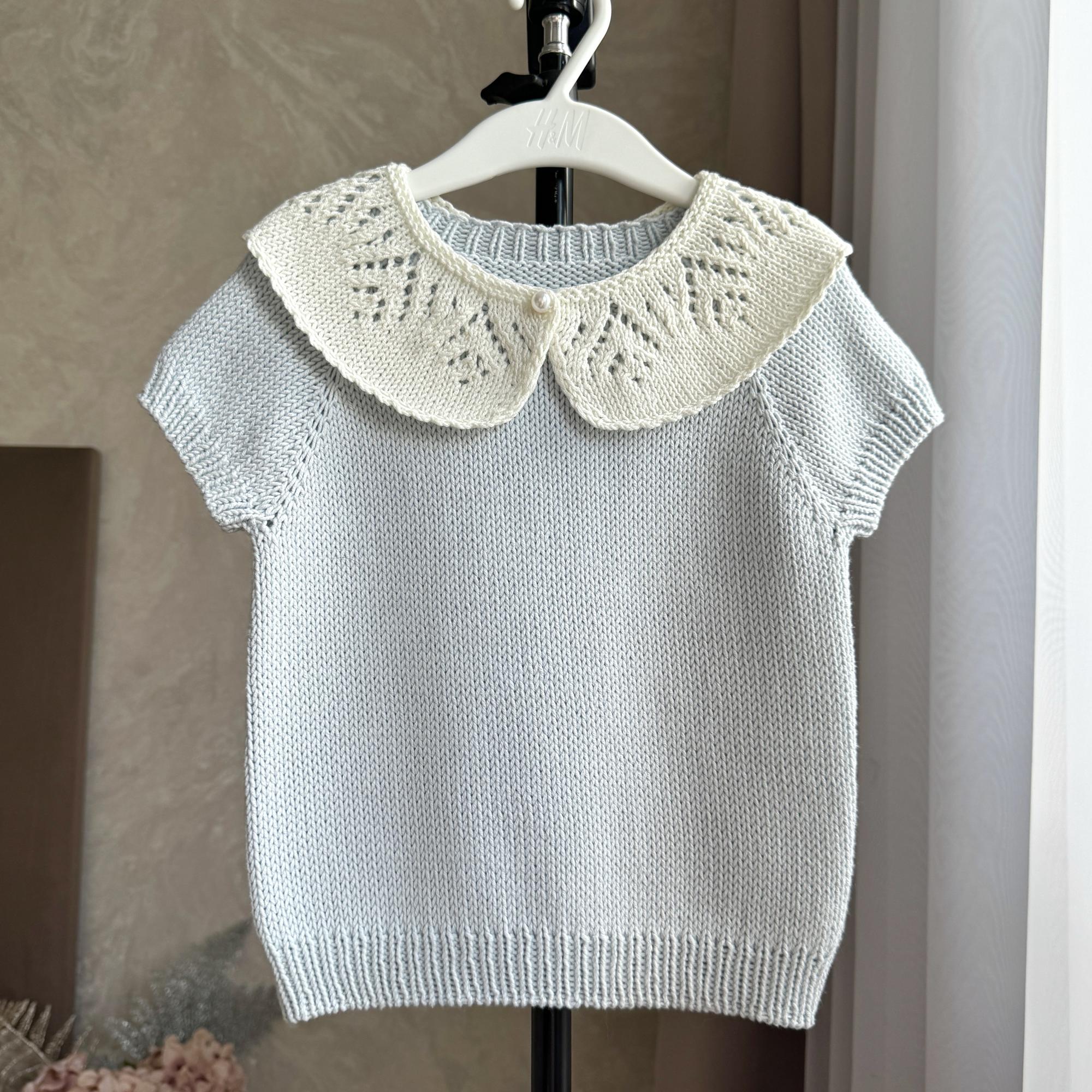 МК Детский джемпер + воротничок