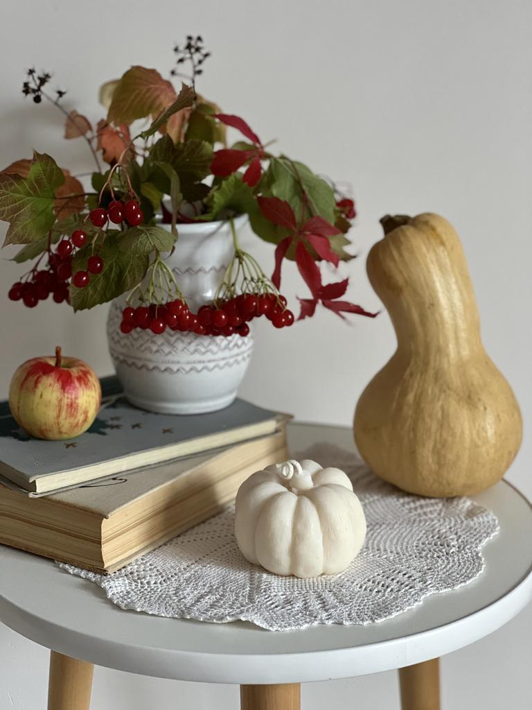 Свеча интерьерная "Тыква XL"