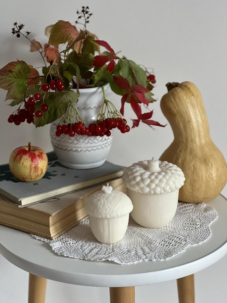 Свеча интерьерная "Жёлудь"