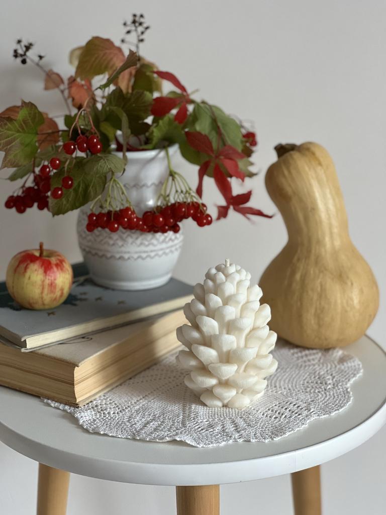 Свеча интерьерная "Шишка"