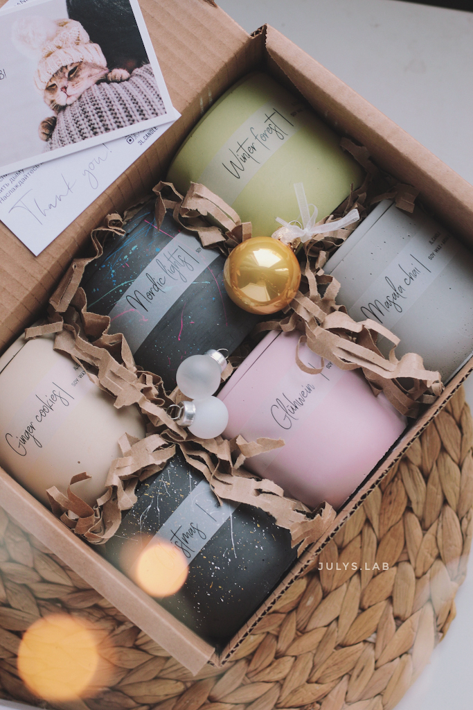 Новогодний CANDLE BOX 6*160 мл