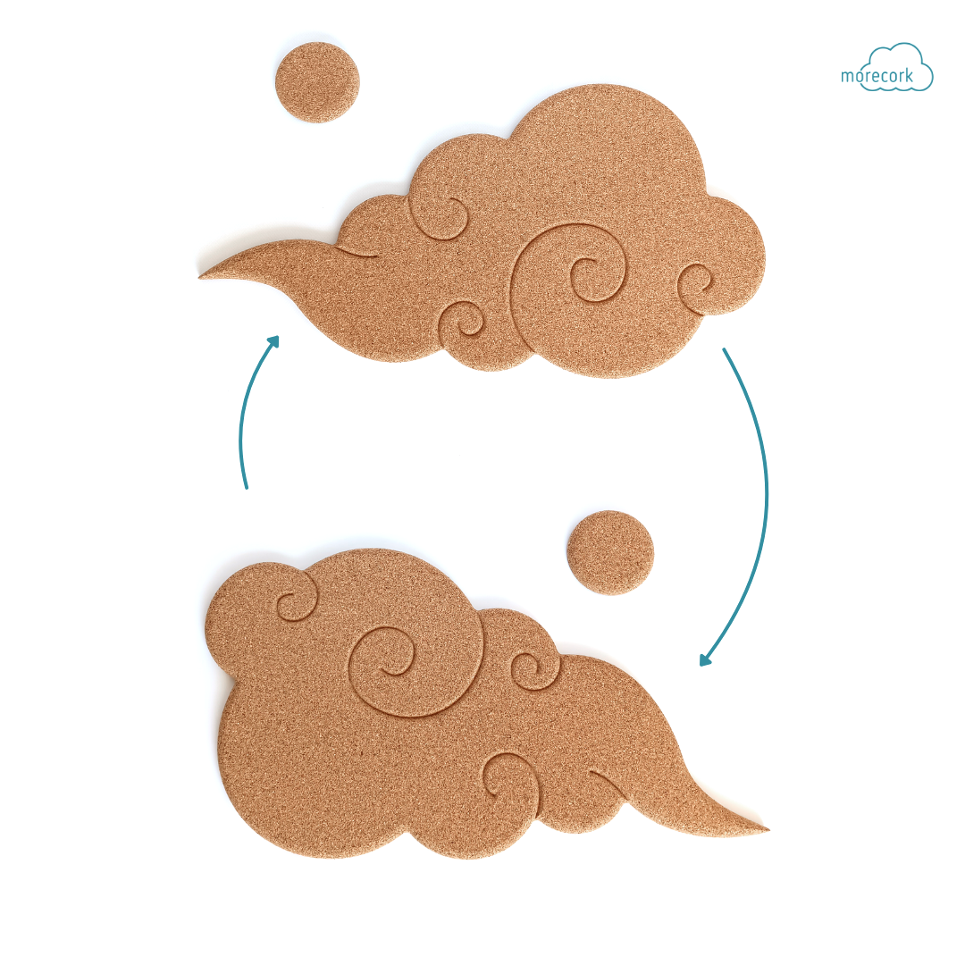 Пробковая доска "Облако"