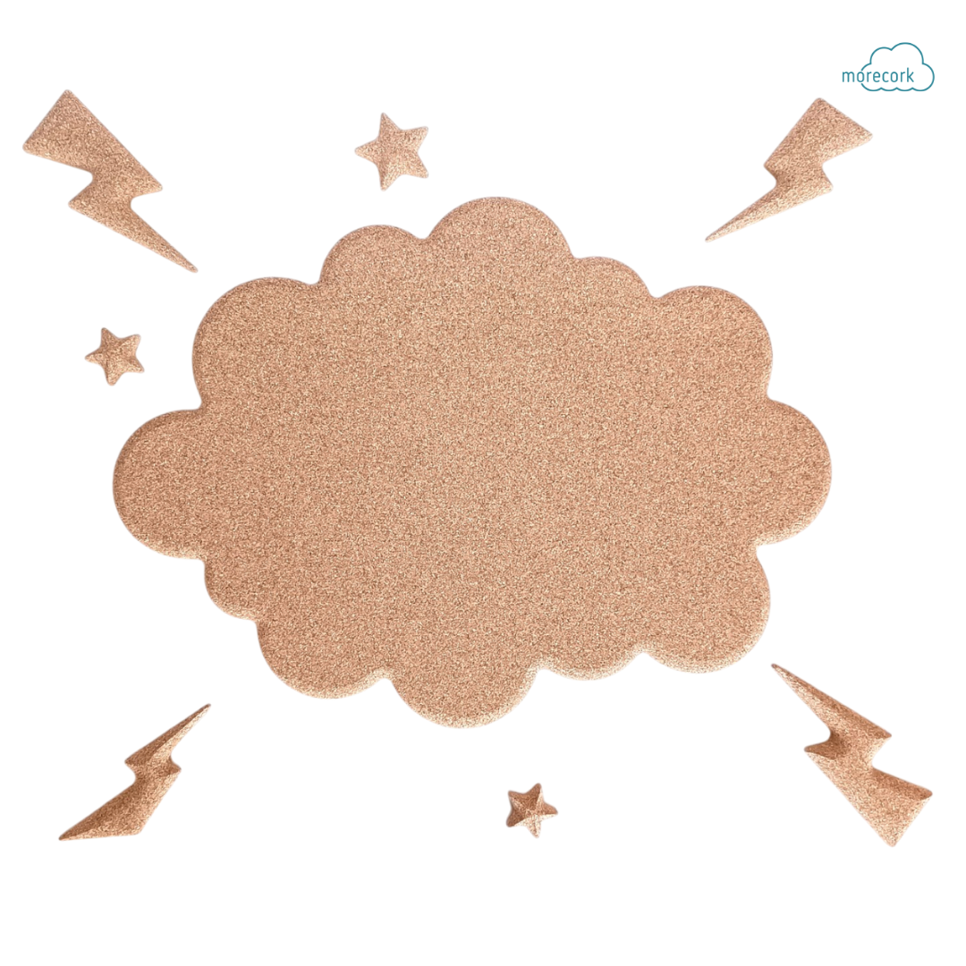 Пробковая доска облако "Magic"