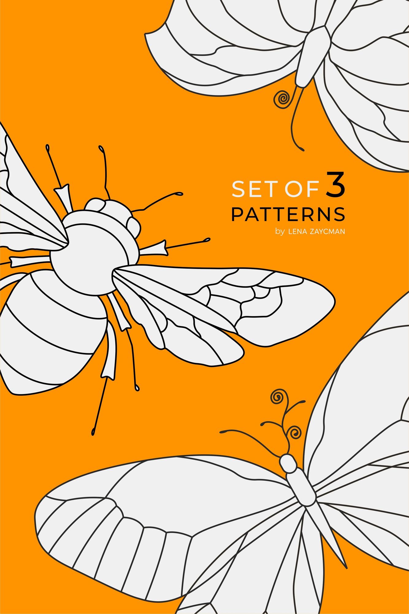 SET OF 3 PATTERNS #1