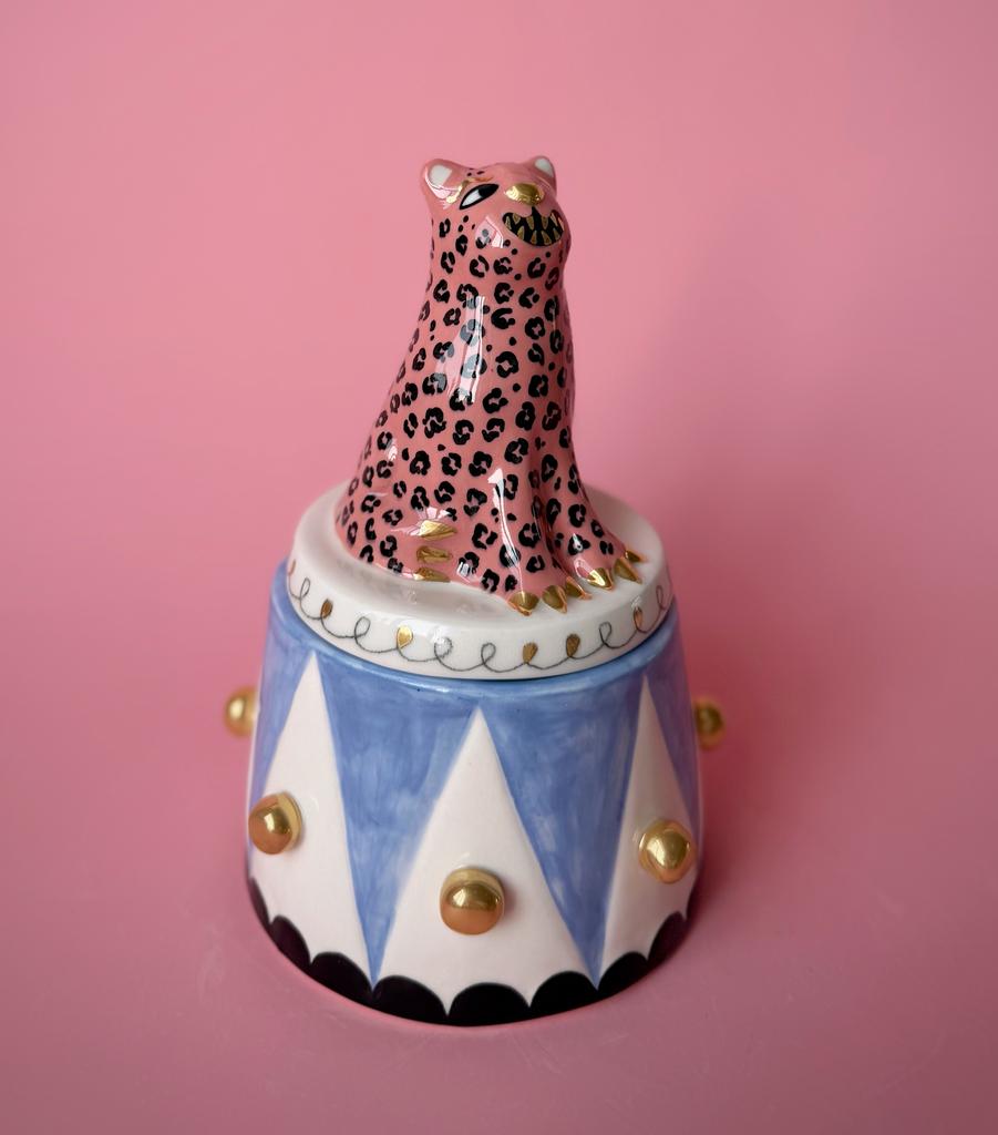 Шкатулка леопард