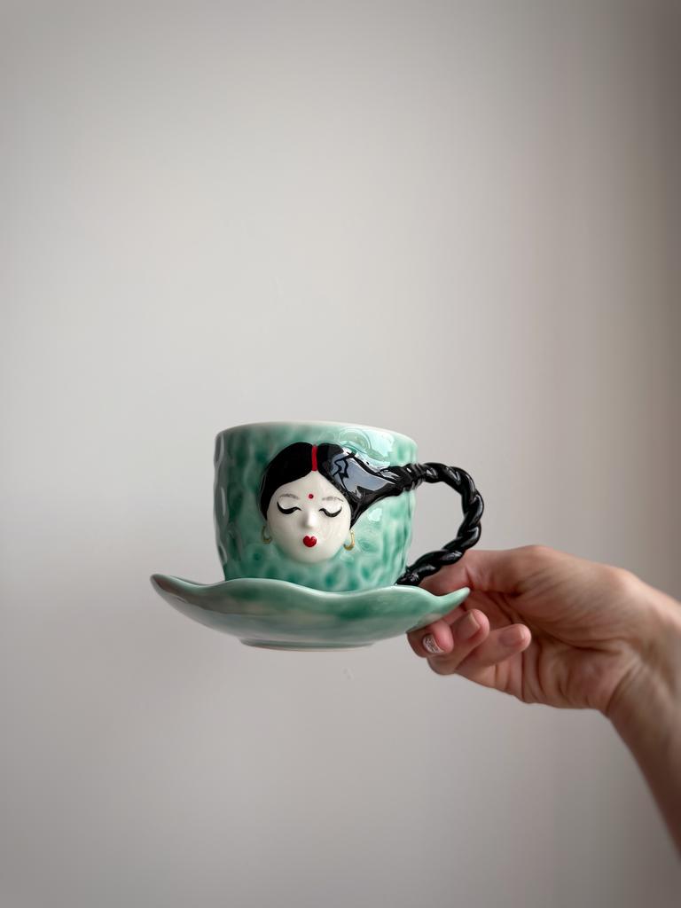 Чайная пара с тигром
