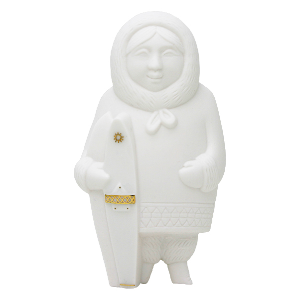 Елочная игрушка "Эскимос с лыжами"