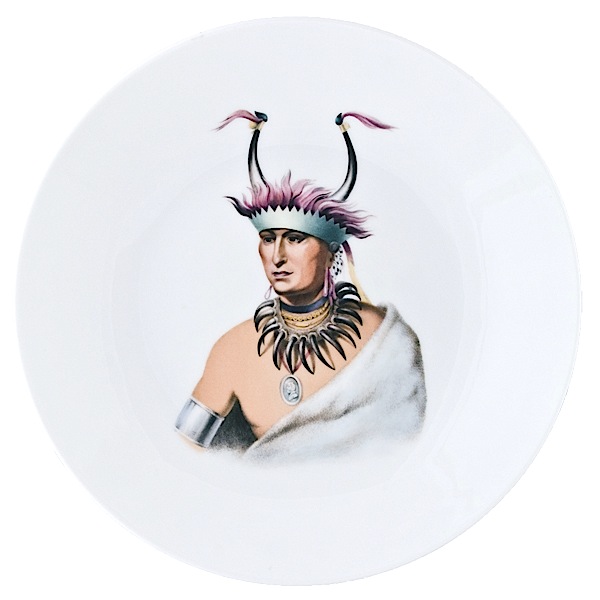Тарелка "Североамериканские индейцы №2"