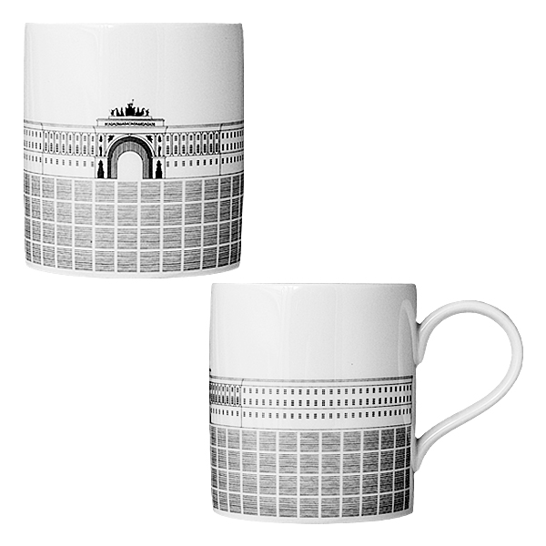 Кружка "Петербург. Арка генерального штаба". Деколь