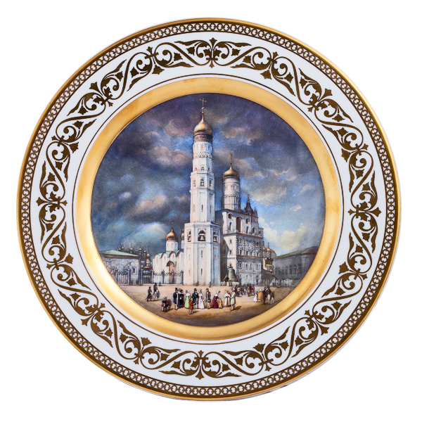 Тарелка "Ивановская площадь Московского Кремля"