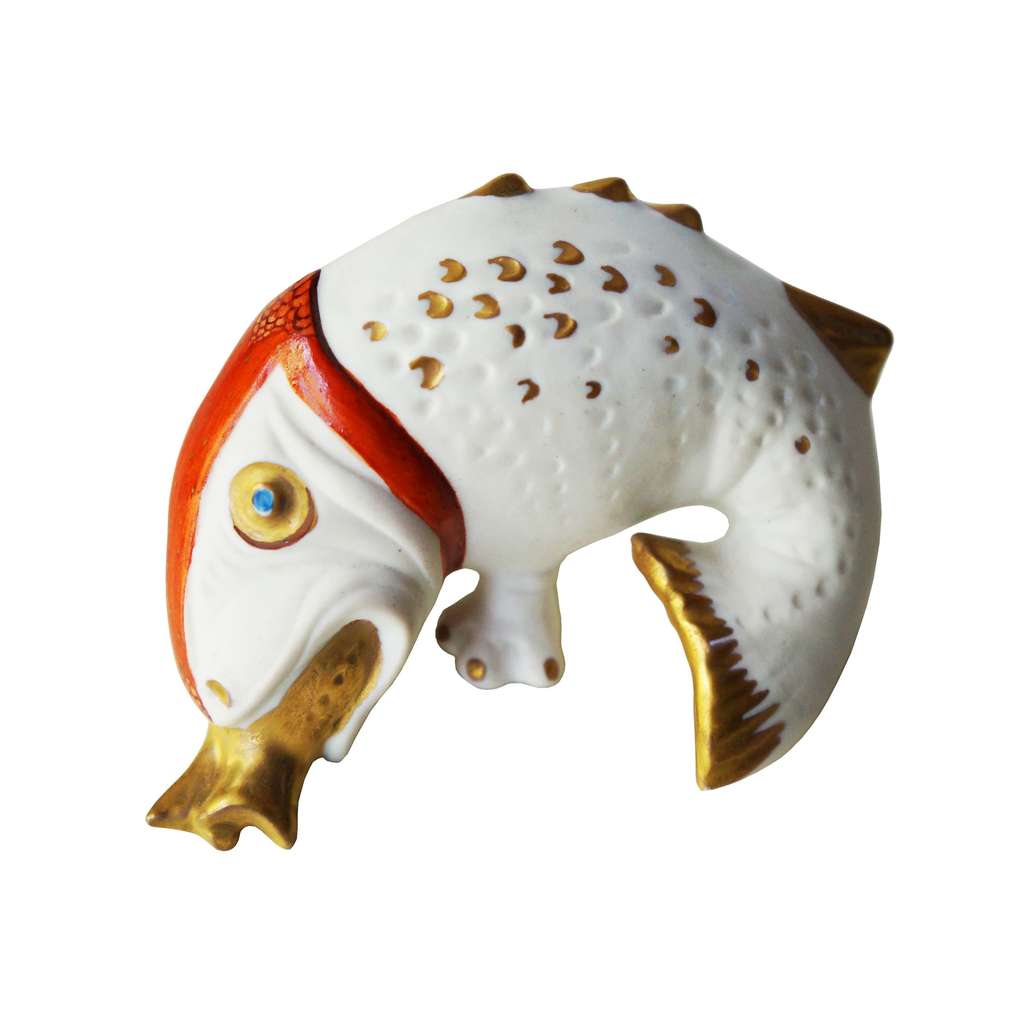 Декорированная скульптура "Рыба-кит"