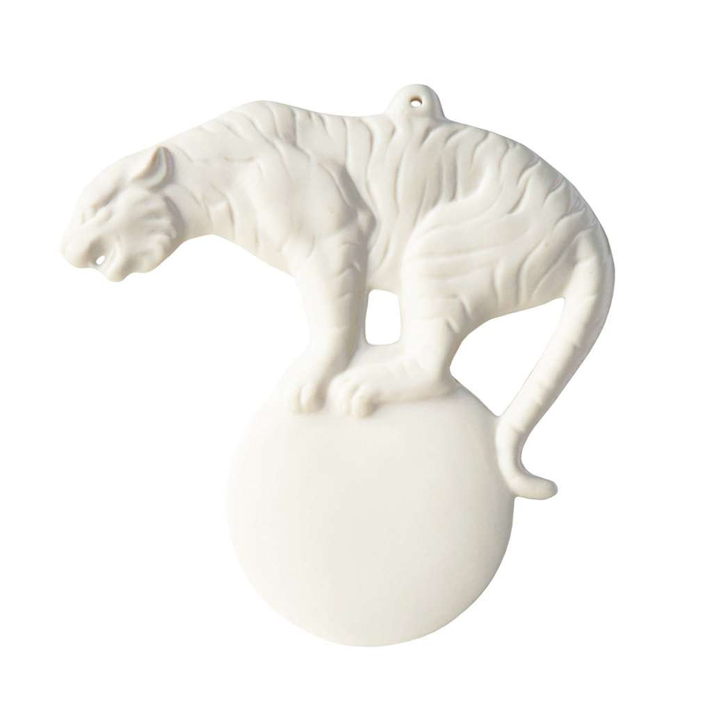 Елочная игрушка "Тигр на шаре"