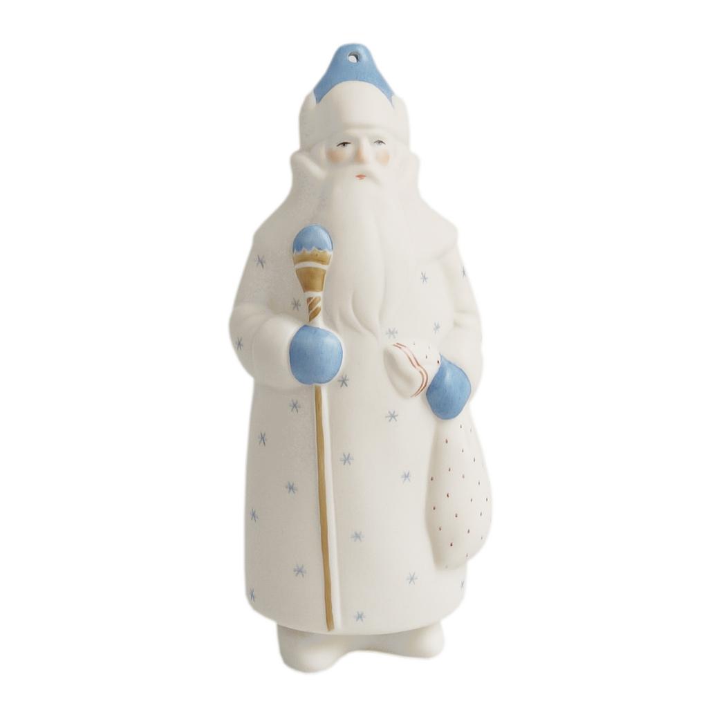 Елочная игрушка "Дед-мороз" декорированная