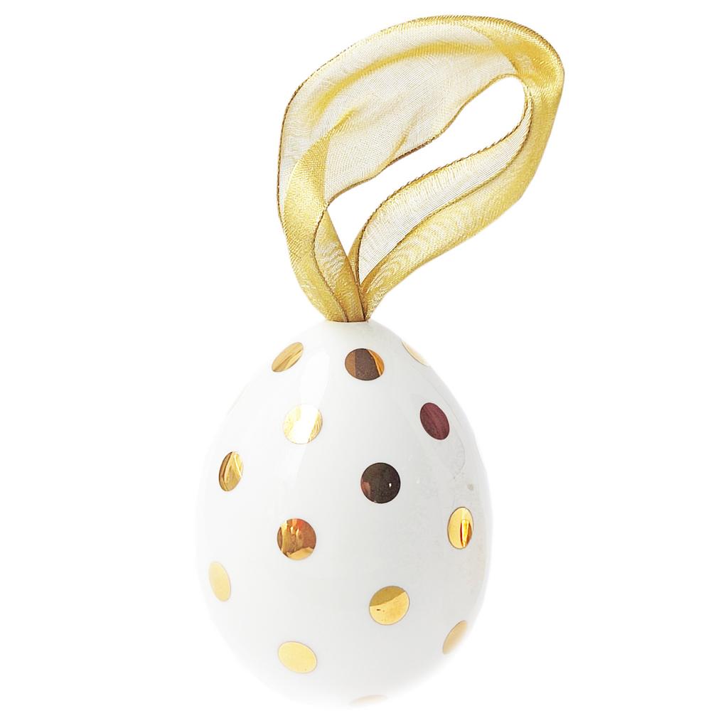 Пасхальное яйцо среднее "Золотой горошек"