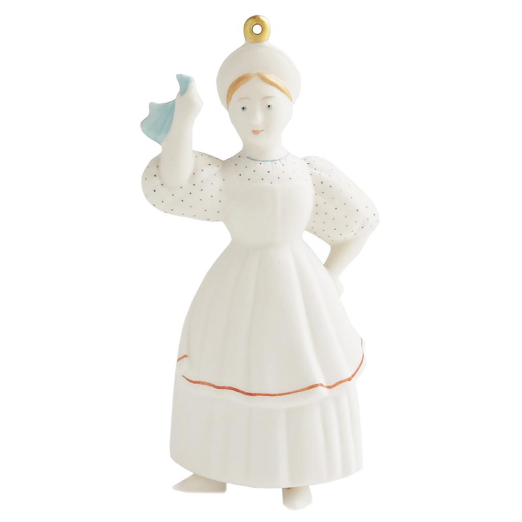 Елочная игрушка "Плясунья" декорированная