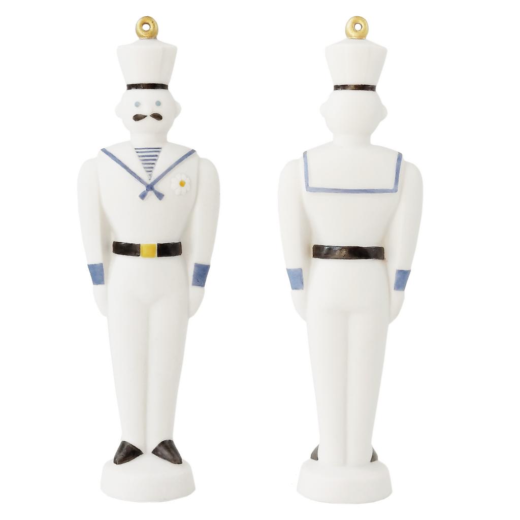 Елочная игрушка "Морячок" декорированная