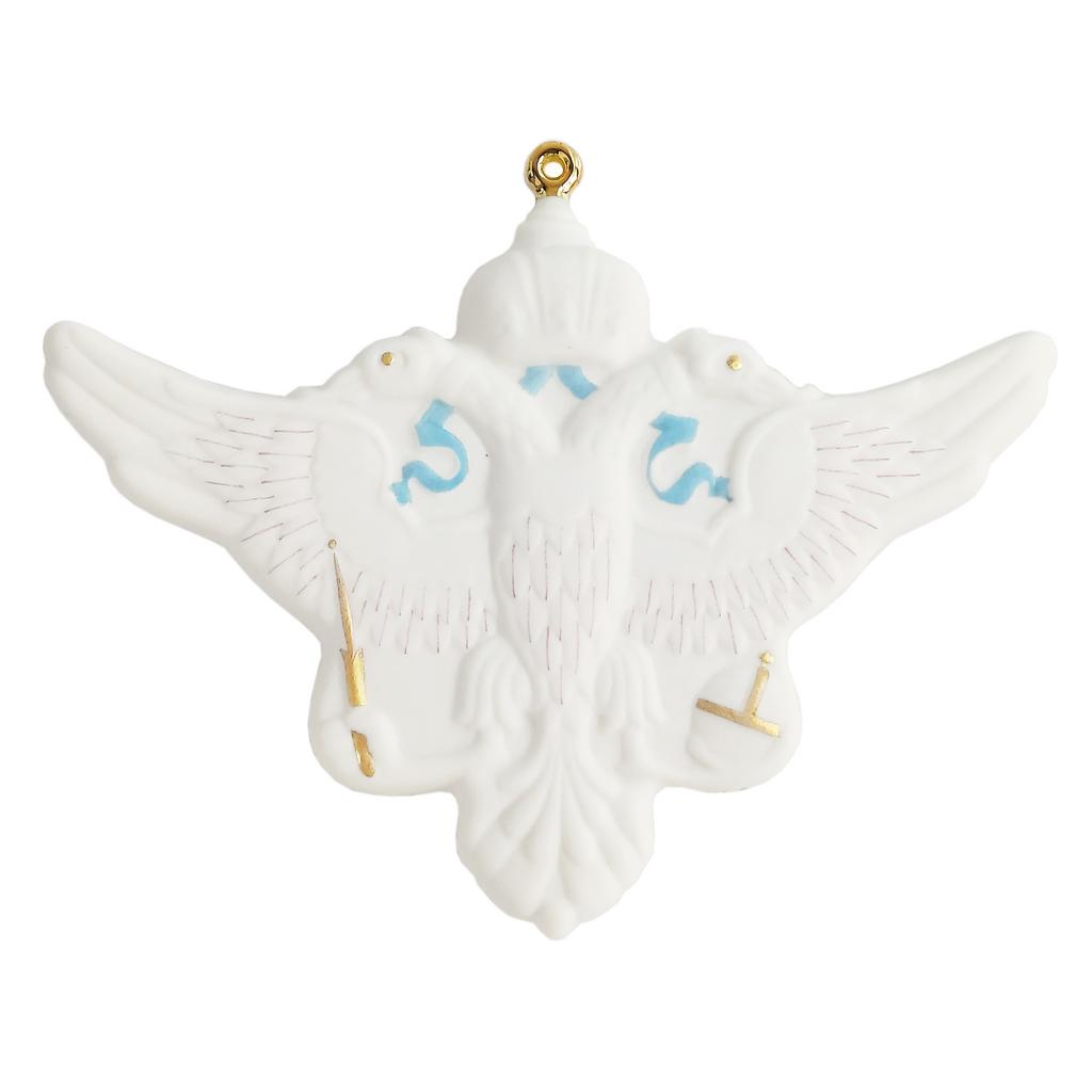 Елочная игрушка "Орел" декорированная