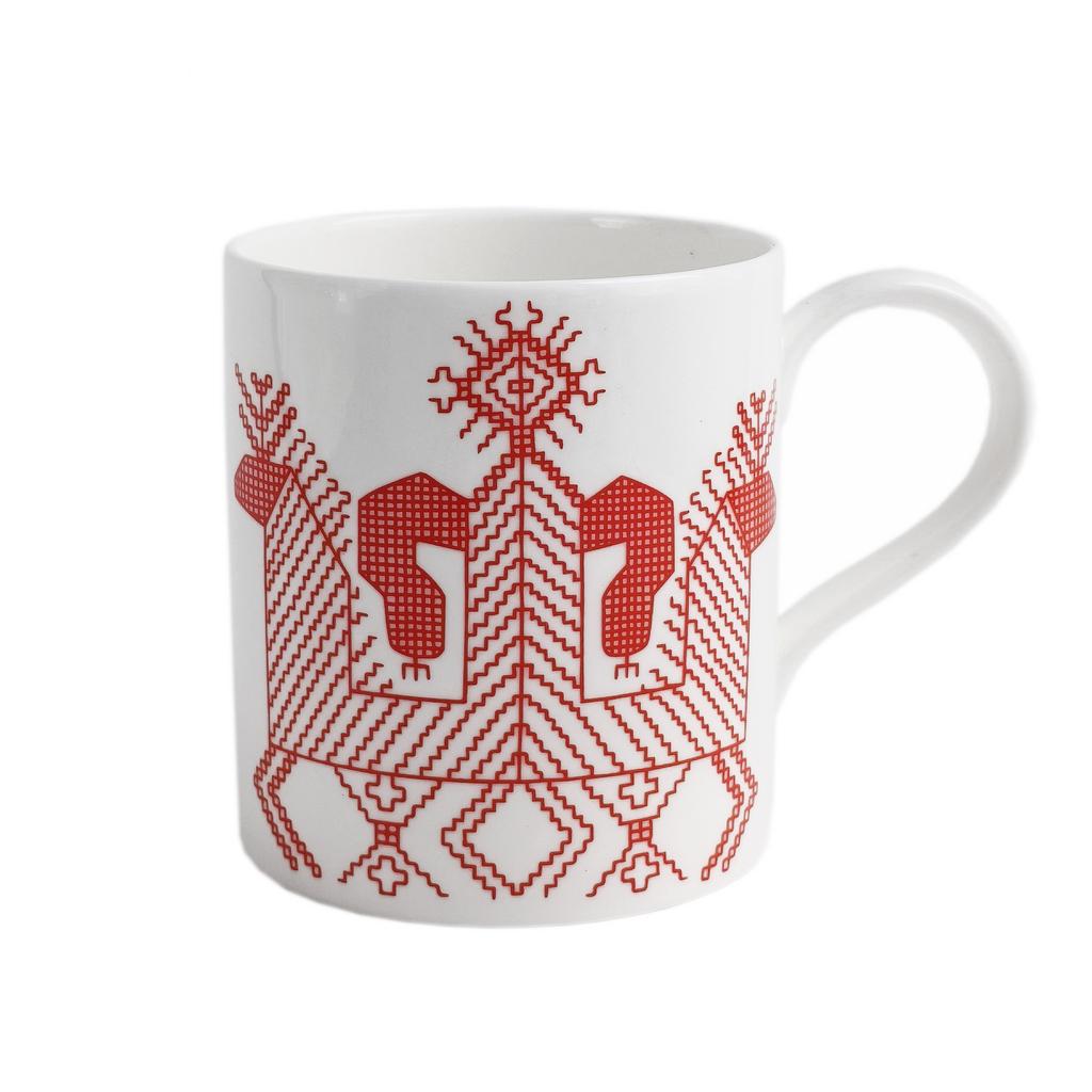 Кружка "Тяни-толкай". Деколь