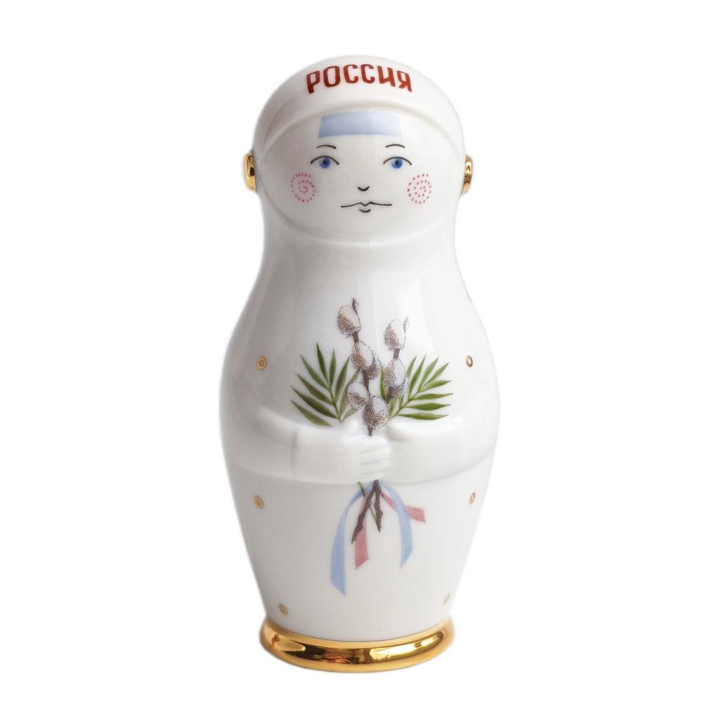 Матрешка "Россия" с вербой